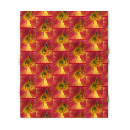 Vibrant Floral Throw Blanket